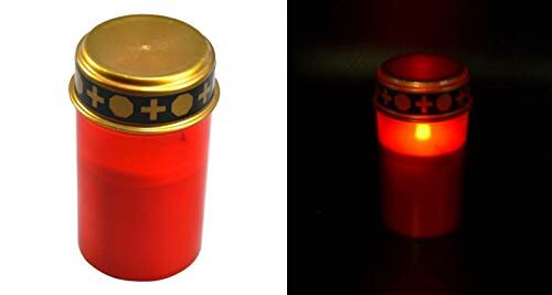 LED Grabkerze große Flamme
