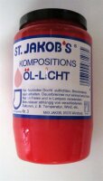 120x Nr. 3 St. Jakobs Öllichter, Farbe: rot