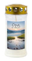 Gedenk-Kerze"Opa" 12 er Set